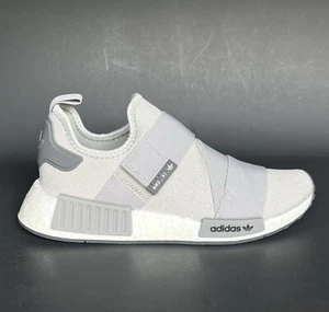 Adidas Women's NMD R1 Slip On Shoes Grey 8.5 US Size NWB - Picture 1 of 11