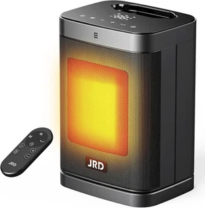 JRD 1500W Ceramic Portable Electric Space Heater with Remote, Rapid Heat - Picture 1 of 8