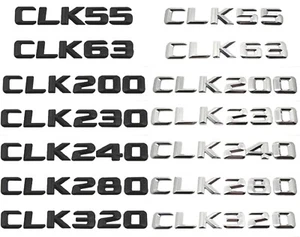 CLK Letters Number Trunk Lid Rear Emblem for Mercedes Benz CLK55-CLK320 CDI logo - Bild 1 von 13