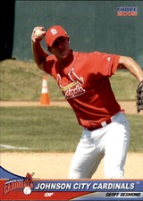 2005 Johnson City Cardinals Choice #5 Geoff Desmond Arkansas State Baseball Card