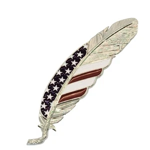Toro Loco Classic Hat Feather USA Flag - Picture 1 of 3