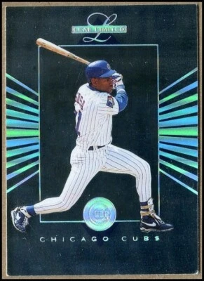 1994 Leaf Limited Sammy Sosa Baseball Card #92 Chicago Cubs NRMT - Image 1 of 3