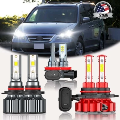 Accesorios Para Honda Odyssey 2005-2010 Combo Faros LED Faros Antiniebla Kit Foto 1 de 4