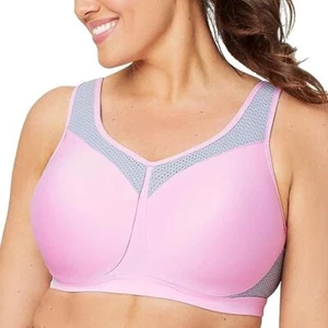 Glamorise Plus Size Full Figure High Impact Wonderwire Sports Bra #9066, 44C - Picture 1 of 2