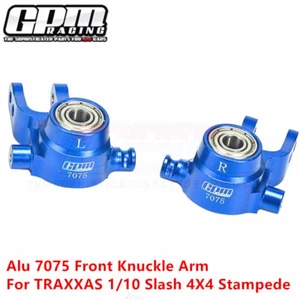 GPM Alu 7075 Front Knuckle Arm For TRAXXAS 1/10 Slash 4X4 Stampede Rustler Hoss - Picture 1 of 6