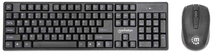 Manhattan 179492 keyboard Mouse included Office RF Wireless German Black - 17... - Picture 1 of 1