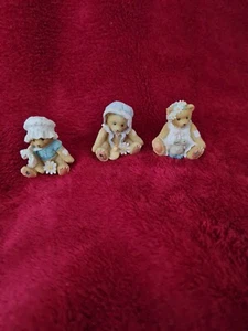 Cherished Teddies Mini Spring Bears 3er Set 1994 #916358 - RARITÄT - Bild 1 von 4