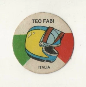 TEO FABI RACE CAR DRIVER FORMULA 1 ULTRA RARE VINTAGE CARD ARGENTINA 1984 - Picture 1 of 2