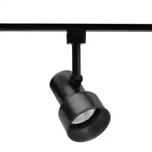 Juno Trac-Lites Black Step-Cylinder Light with Baffle - Picture 1 of 2