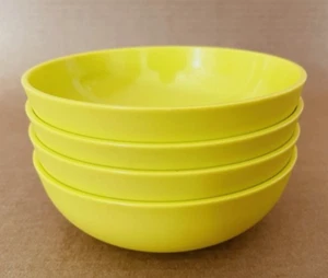 Tupperware Radiance Allegra Mini Bowls (Set of 4) Yellow Chic Dining New - Picture 1 of 3