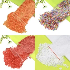 Colors Styrofoam Foam Balls for Slime Styrofoam Beads Polystyrene DIY Gift - Picture 1 of 10