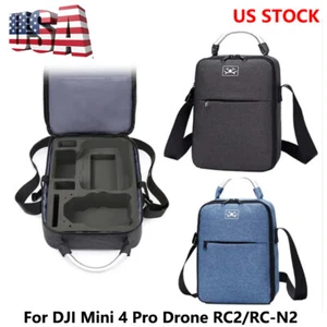 Portable Storage Bag Backpack Travel Case for DJI Mini 4 Pro Drone RC2/RC-N2 US - Imagen 1 de 13