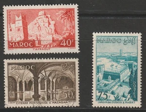 French Morocco 1955 #325-27 - Conditions vary (see description) - Picture 1 of 5