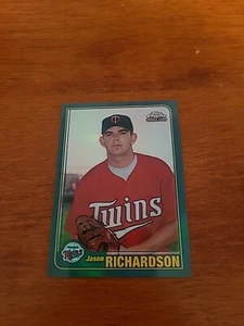 Nice 2001 Topps Traded Chrome Jason Richardson Retrofractor #T245 - Picture 1 of 2