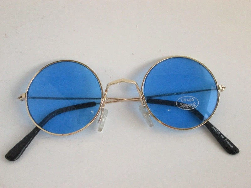60S 70S HIPPIE RETRO GROOVY JOHN LENNON ROCKER DISFRAZ GAFAS REDONDAS LENTE ADULTO Foto 1 de 1