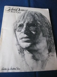 Vtg John Denver " I Want To Live" Sheet Music Book Cherry Lane 1978 Guitar Song - Picture 1 of 5