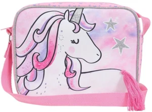 Girls Unicorn Star Pink Lunch Bag, Kids Lunch Box - Picture 1 of 6