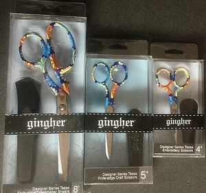 Gingher Designer Series Scissors TESSA~ 4" 5" or 8" NIB !!!! - Picture 1 of 4