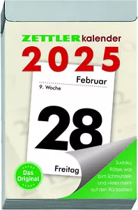 Kalender 2025 -Tagesabreißkalender L 2025- Abreißkalender Täglich Daily 6,5x10cm - Bild 1 von 2