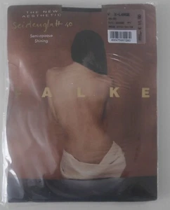 Nip : Falke Silky Smooth 40 Den Vintage Tights! Size VI/XL ! Anthracite - Bild 1 von 3