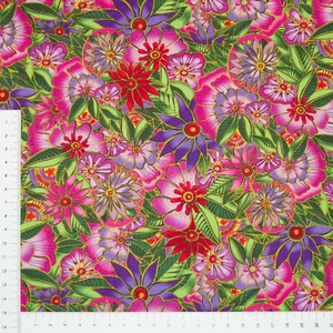 Traumhafte Blüten Rosa 100 % Baumwolle (1172) - Bild 1 von 1