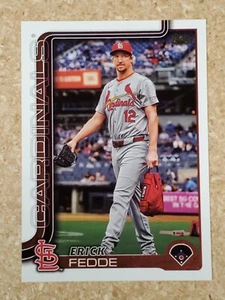 Erick Fedde 2025 Topps Series 1 Baseball Golden Mirror Image Variation #229 SP - Bild 1 von 2