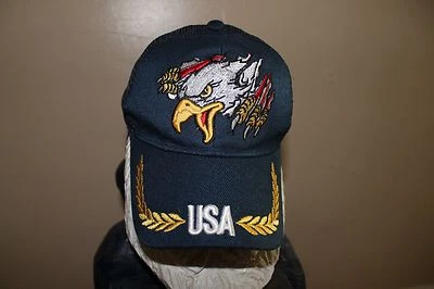 Patriotic Eagle Claw Baseball Cap Mesh Back hat USA Foto 1 de 2