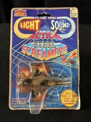 Steel Screamers F-16 Fighter Jet #7771 Imperial Die-Cast Metal Plane 1989. - Image 1 of 4