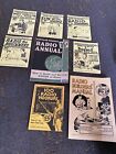 8 Old radio Books Lindsey Gernsback Etc