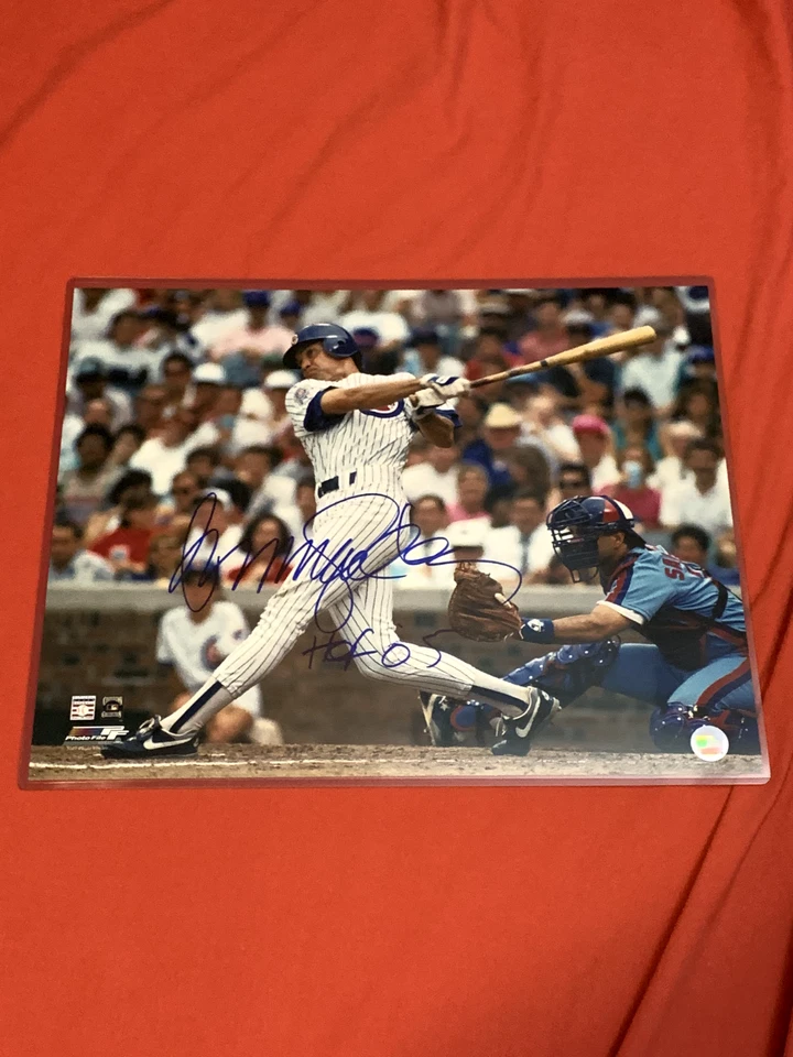 RYNE SANDBERG AUTOGRAPHED SIGNED 16X20 PHOTO CHICAGO CUBS BATTING "HOF 05" - Изображение 1 из 1