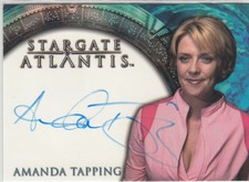 STARGATE ATLANTIS SEASON 2 - AMANDA TAPPING (LT. COL SAMANTHA CARTER) AUTOGRAPH