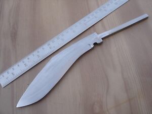10.50" custom made big spring steel special design khukri knife blank blade s  