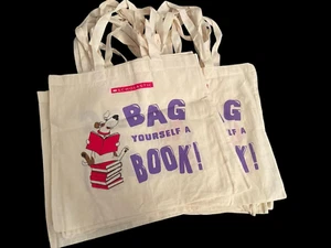 Childrens Canvas bags for Books Bundle of 8 NEW books bags - Picture 1 of 2