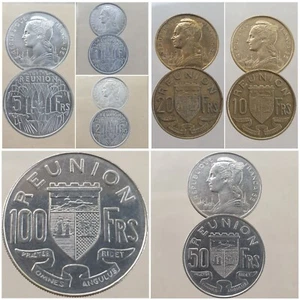 REUNION FRANC 1948 - 1973 COLONIE FRANCAISE - Bild 1 von 3