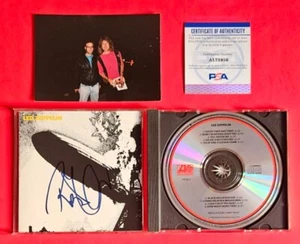 ROBERT PLANT SIGNED LED ZEPPELIN I CD WITH PSA COA AND PHOTO PROOF jsa bas - Picture 1 of 3
