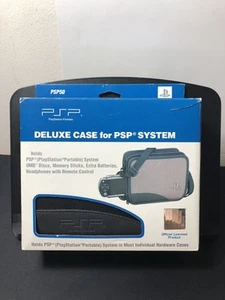 PSP Deluxe Case For PSP System PSP50 Holds UMD Mem Sticks Batteries Official RDS - Picture 1 of 24