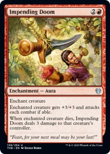 x1 Impending Doom - Theros Beyond Death - NM - MTG - Image 1 of 1