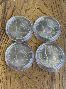 1986-D Statue of Liberty BU Unc Half Dollar Lot Of 4 - Picture 1 of 2