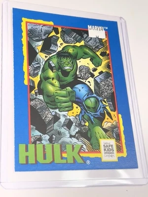 1991 MARVEL HALLOWEEN Hulk Card - FREE SHIPPING - Image 1 of 2