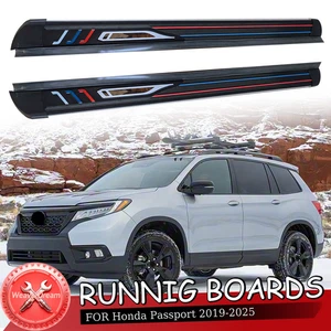 2PCS Fixed Running Boards Fits for Honda Passport 2019-2025 Side Steps Nerf bar - Picture 1 of 11