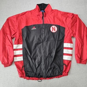 Vintage Nebraska Cornhuskers Fußball Adidas Team Jacke Herren Größe Large rot - Bild 1 von 12
