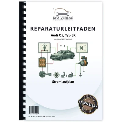 Audi Q5 Typ 8R 2008-2017 Schaltplan Stromlaufplan Verkabelung Elektrik Pläne - Bild 1 von 4