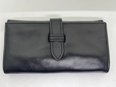 Reloj de Viaje Cartier Estuche Joyero Cuero Negro Suave Diseñador de Lujo Foto 1 de 4