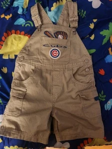 Chicago Cubs Toddler Overalls 4T - Picture 1 of 3