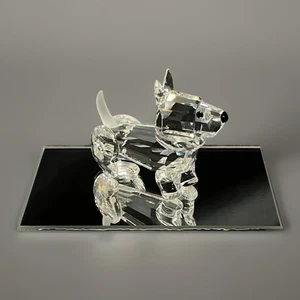 Swarovski Silver Crystal 7619 Scottish Terrier Scottie Dog Puppy 1.5" w/ Mirror - Picture 1 of 12