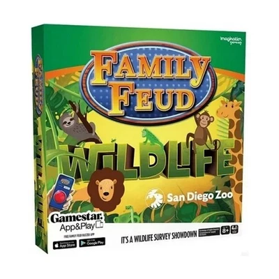Family Feud Imagination Gaming Family Games (Wildlife Ed) Sealed in Box! - Image 1 of 2