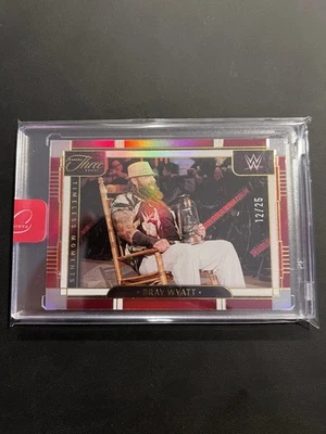 2024 Panini Three Count WWE - Bray Wyatt - Timeless Moments RED 4/25 - No. 180 - Image 1 of 2