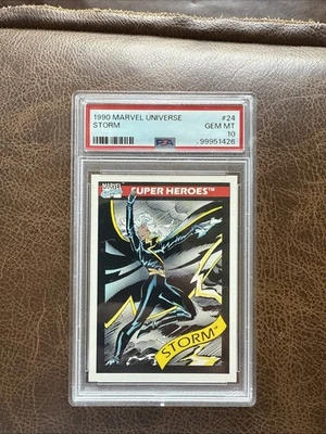 1990 Marvel Universe Storm #24 PSA 10 GEM MINT - Image 1 of 2