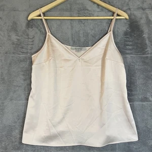 All Saints Camisole Womens 6 Blush Pink Satin V Neck Lara Dot Spaghetti Strap - Picture 1 of 10