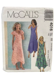 McCALL'S 4016 Misses Petite Dress Pattern Size EE 14-20 Elegant UNCUT FF - Picture 1 of 2